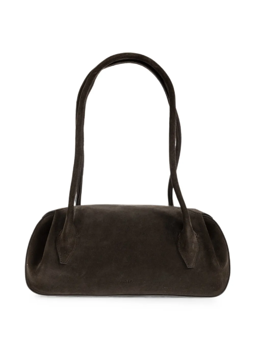 Yuzefi Oyster Shoulder Bag In Brown