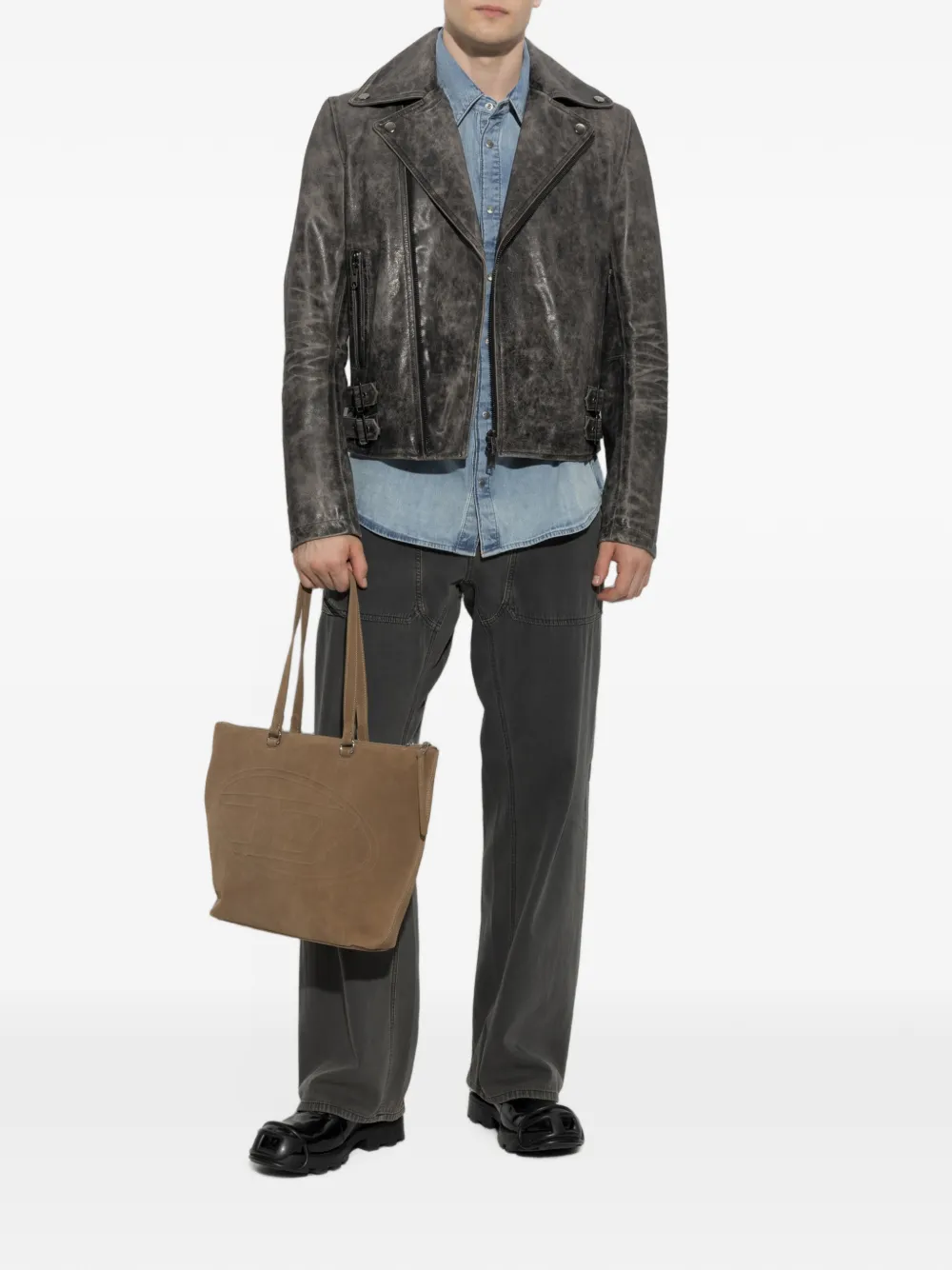 Diesel Denim overhemd Blauw