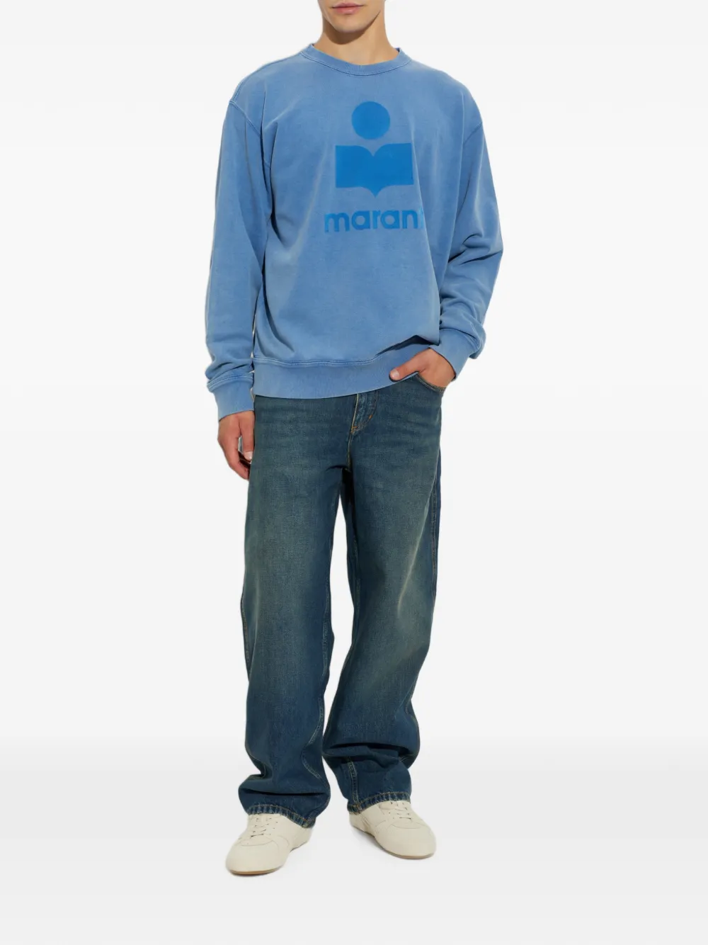 MARANT Mikoy sweater met logo Blauw