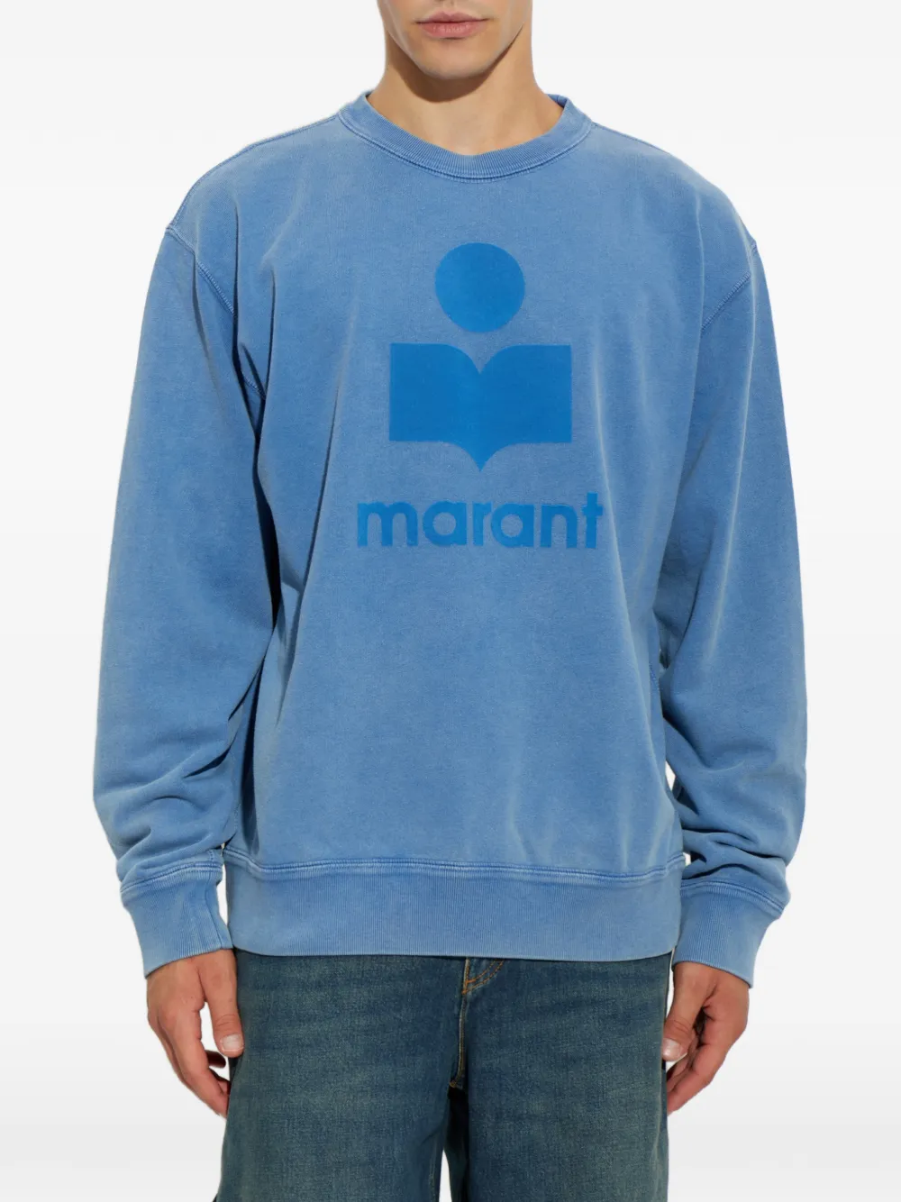MARANT Mikoy sweater met logo Blauw