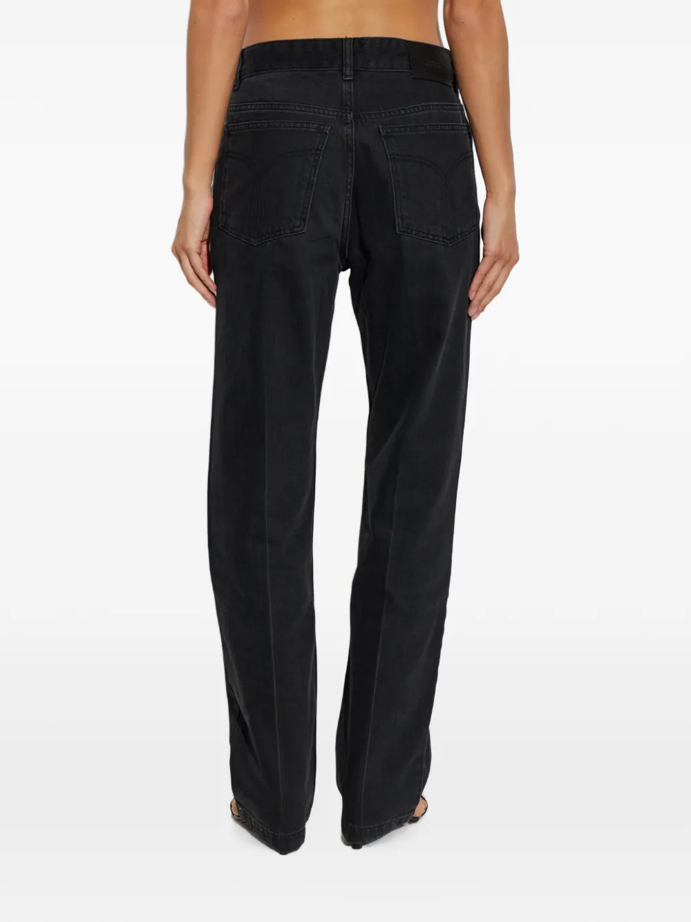 Studio Nicholson Barra straight jeans Zwart