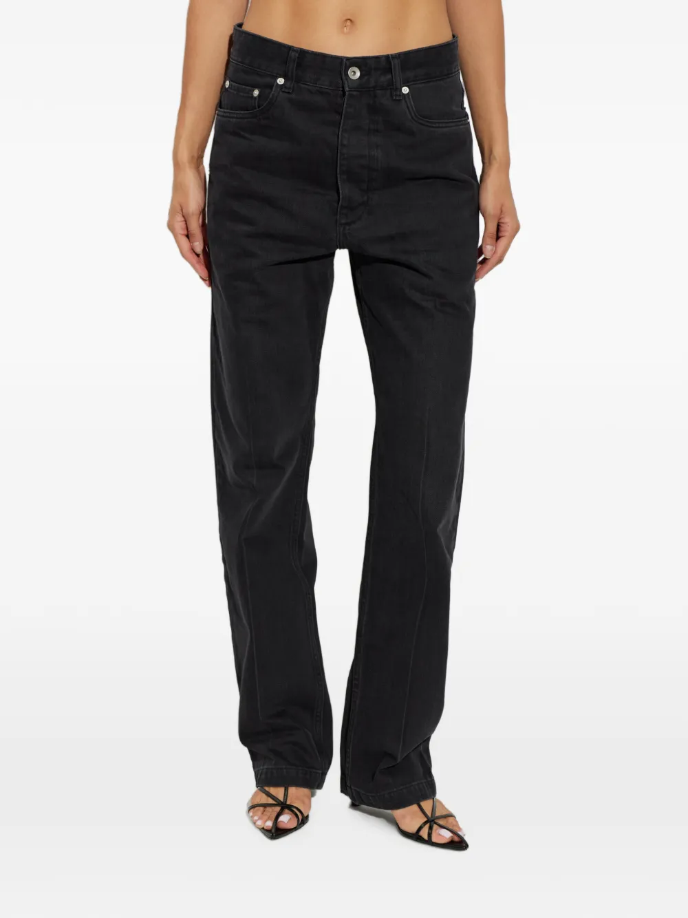 Studio Nicholson Barra straight jeans Zwart