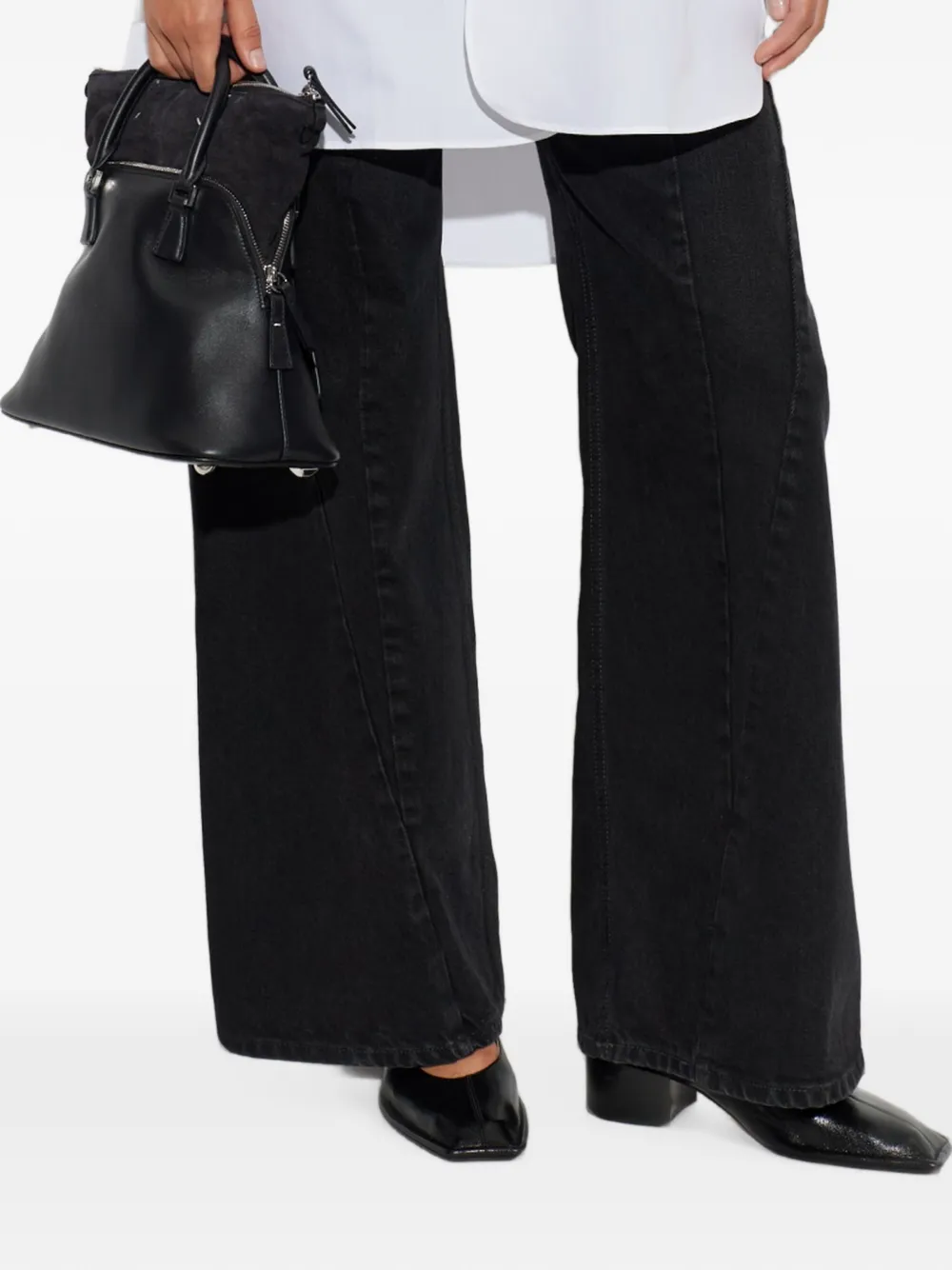 Maison Margiela Blouse met bies Wit