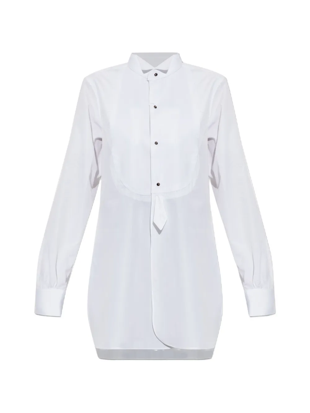 Maison Margiela bib-detail shirt - Bianco