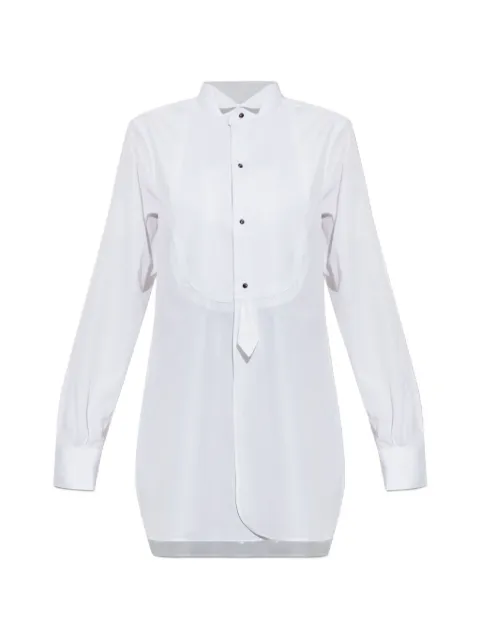 Maison Margiela camisa con detalle de babero