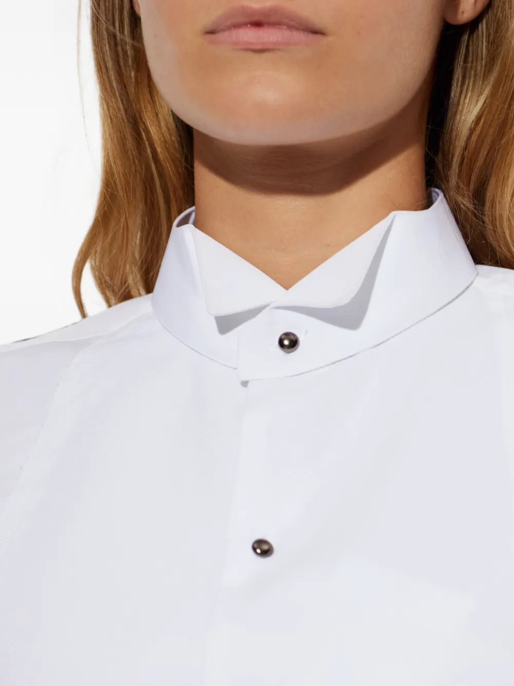 Maison Margiela Blouse met bies Wit