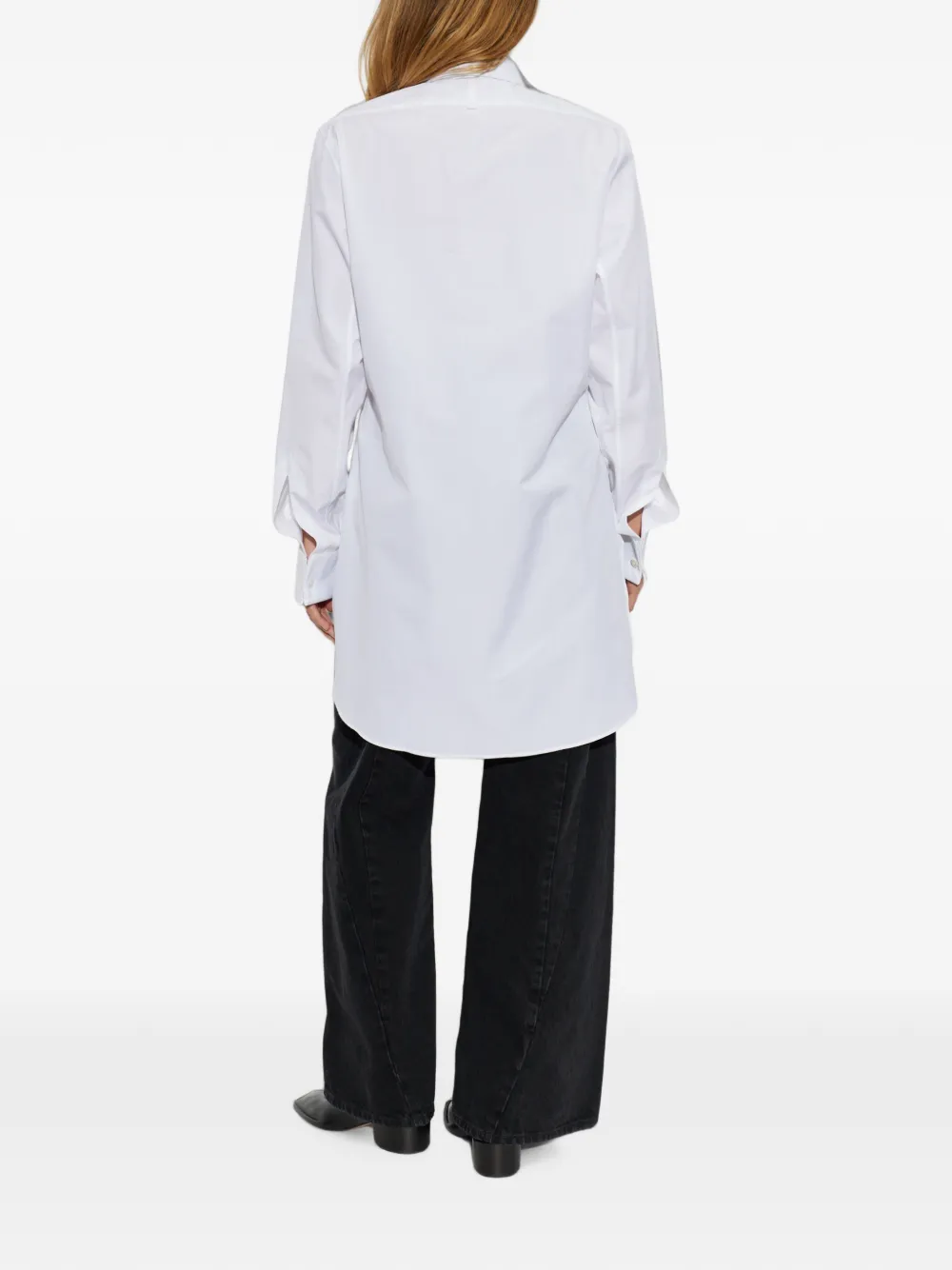 Maison Margiela Blouse met bies Wit
