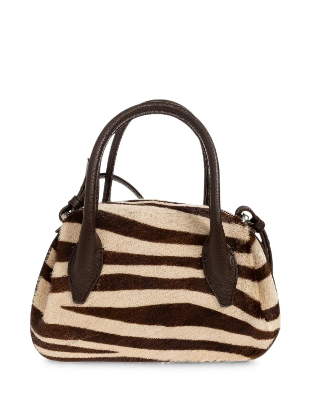 Yuzefi Mini Oyster Duffle Tote Bag In Neutral