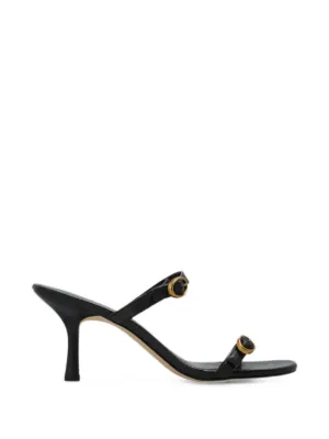 Kate Spade リボンストラップ サンダル | ブラック | FARFETCH JP