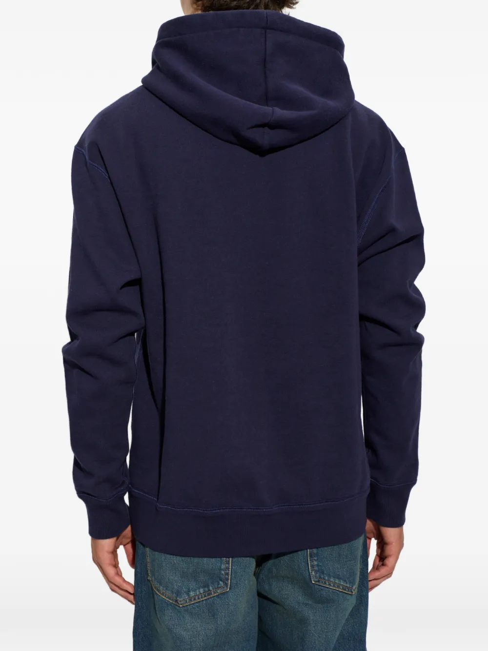 MARANT Hoodie met geborduurd logo Blauw