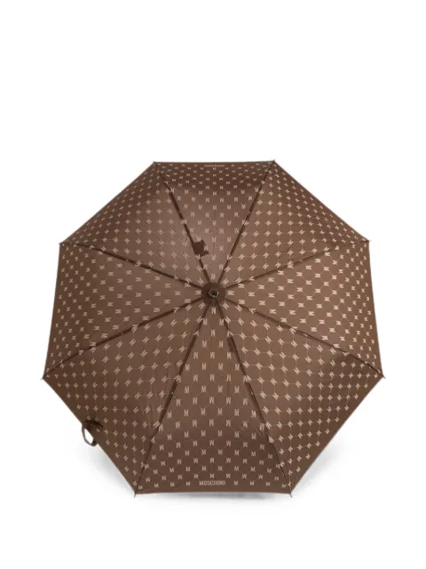 Moschino monogram-print folding umbrella