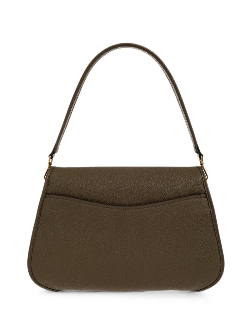 Michael Kors Holmes pebbled leather shoulder bag Bruin