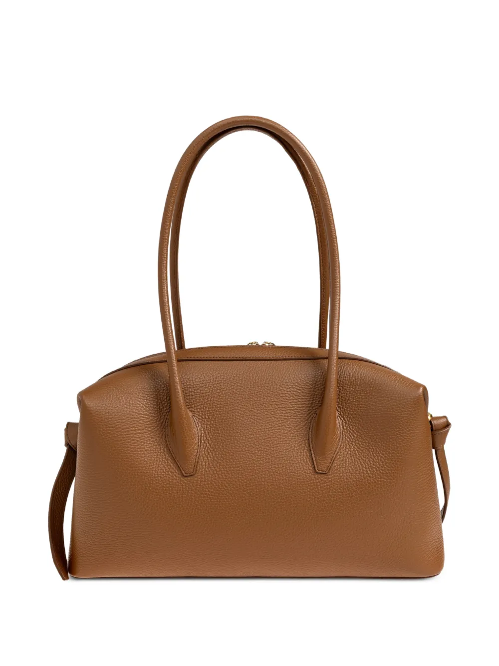 Yuzefi Hazel Brioche Duffle leren shopper Bruin