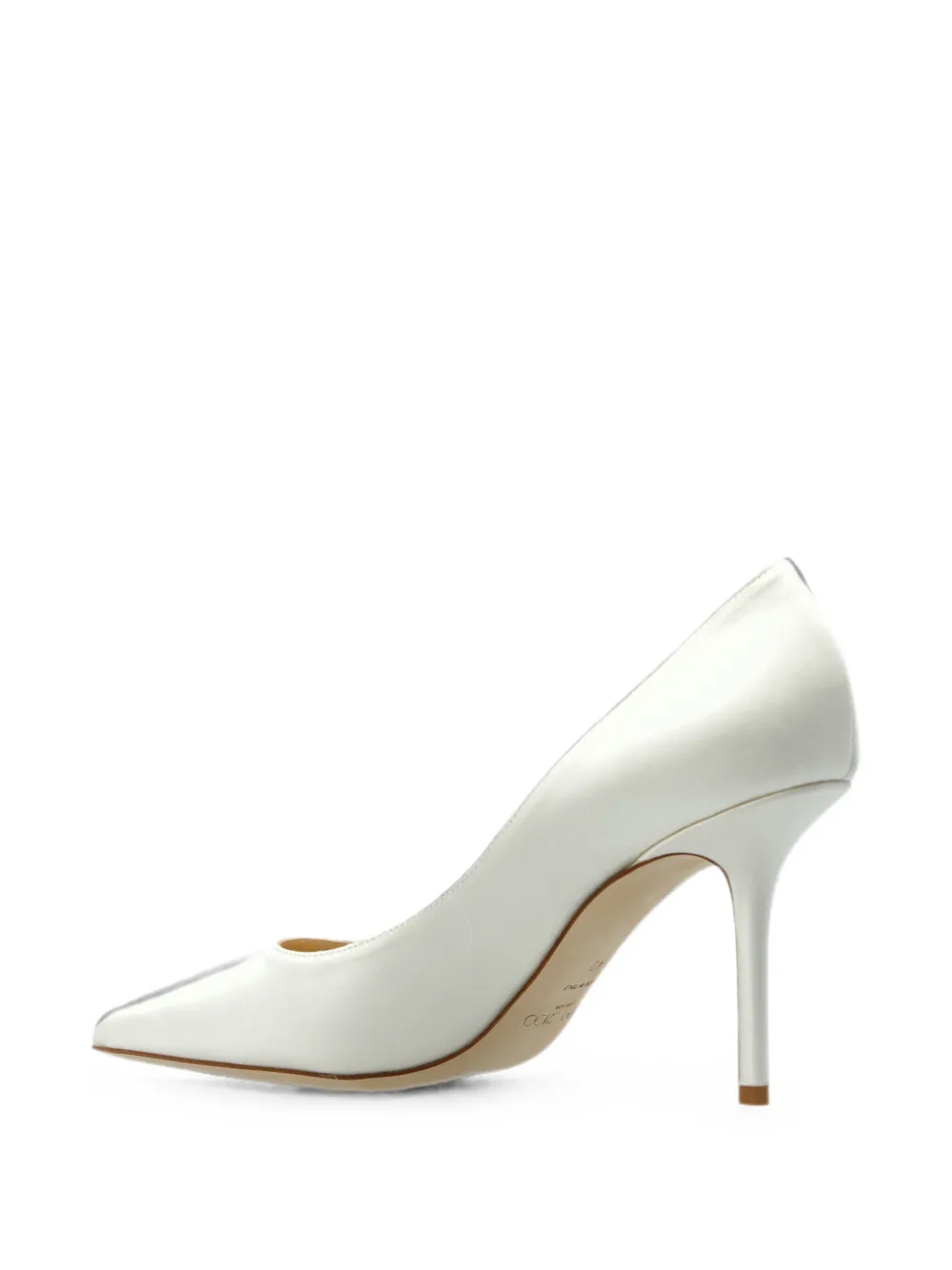 Jimmy Choo Love 85 satin pumps Wit