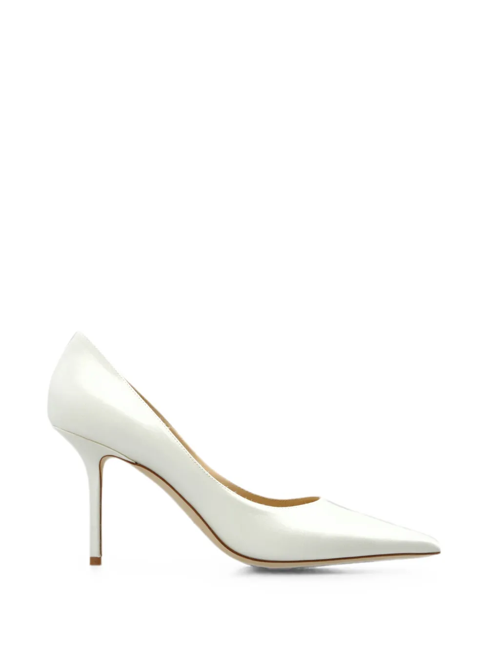 Jimmy Choo Love 85 satin pumps Wit