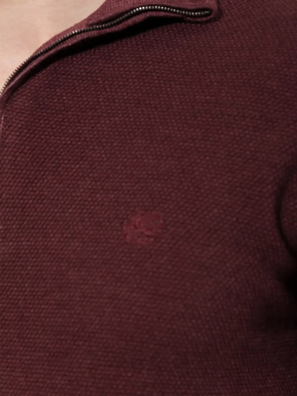 ETRO Wollen trui met rits Rood