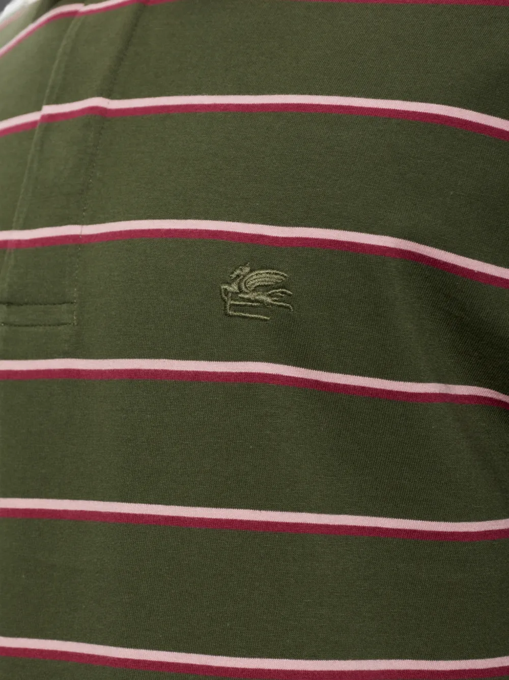 ETRO Gestreept poloshirt Groen