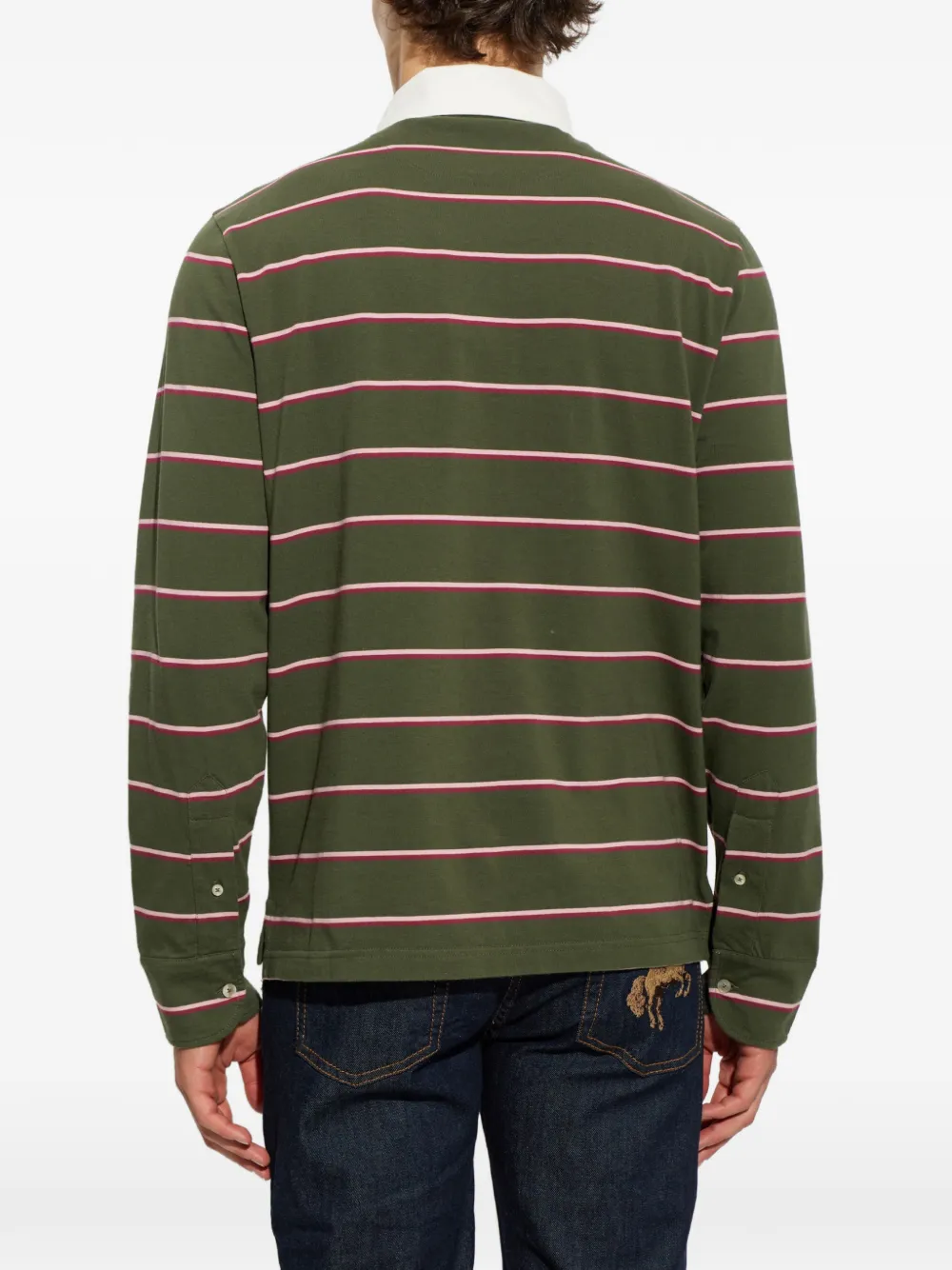 ETRO Gestreept poloshirt Groen