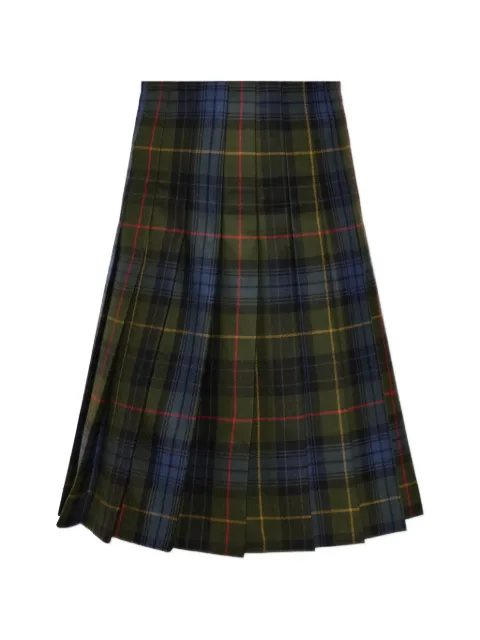 ETRO check-pattern pleated skirt