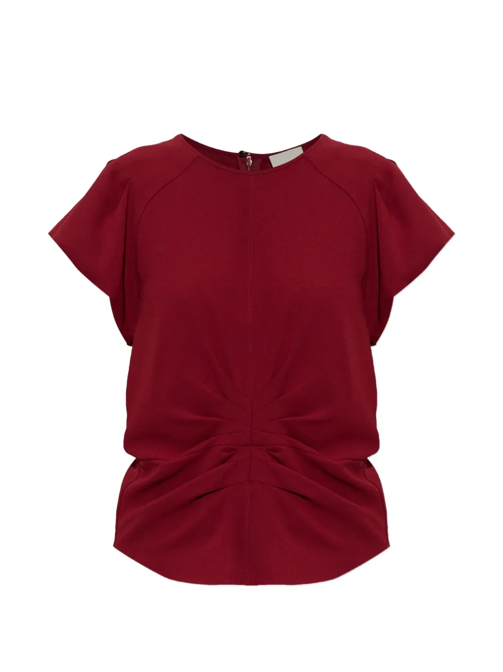 ISABEL MARANT Tullya gathered-waist blouse