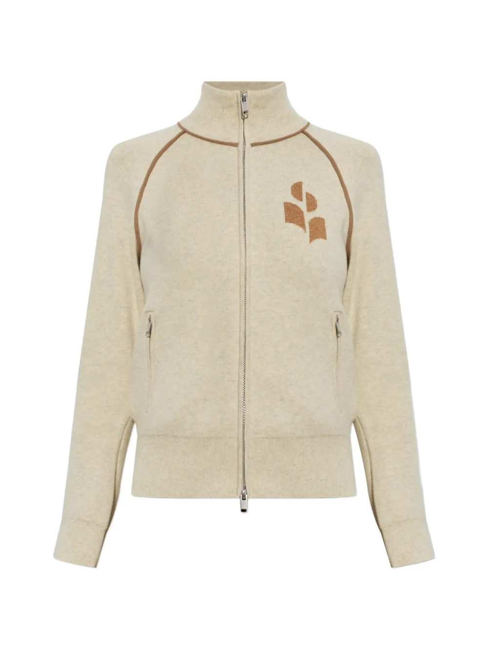 MARANT ÉTOILE Lanya Cardigan mit Reißverschluss - Nude