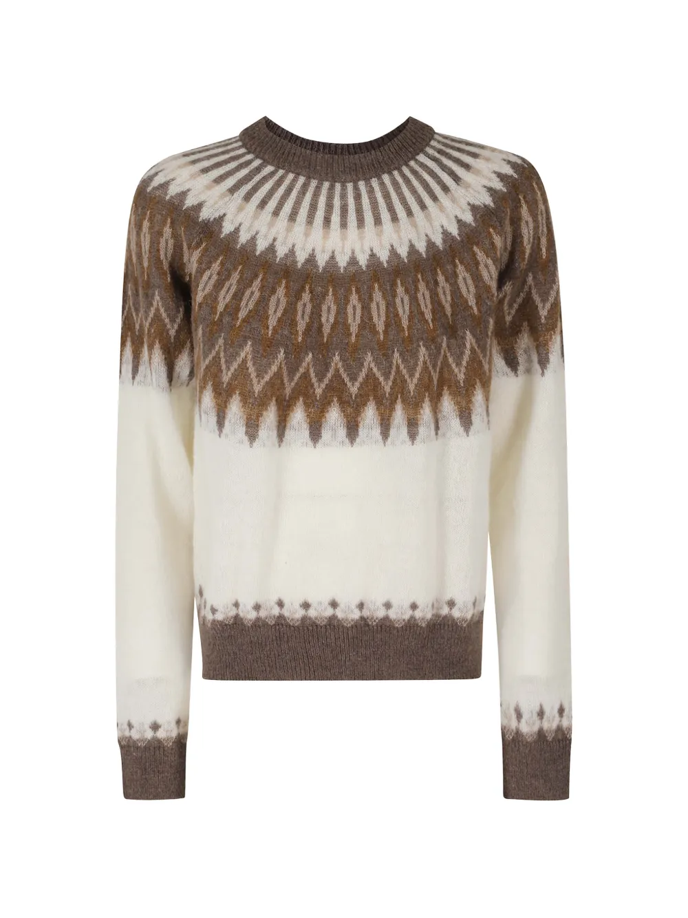 Roberto Collina patterned sweater - Toni neutri