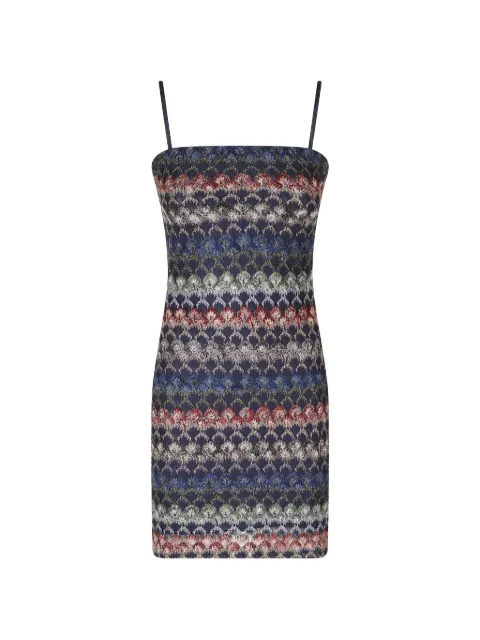 Missoni chevron-knit spaghetti-strap mini dress