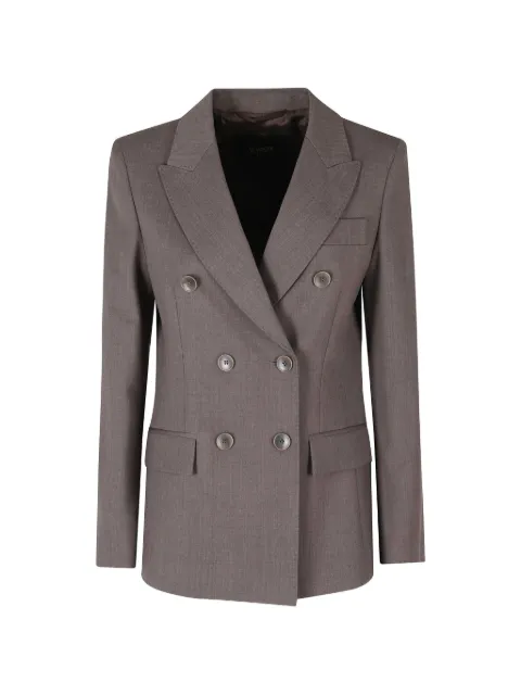 Seventy double-breasted peak-lapels blazer