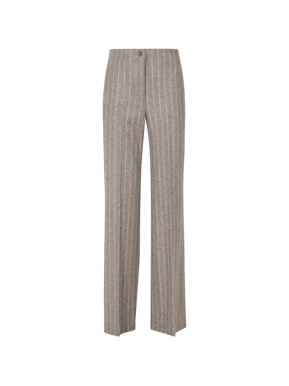 Seventy pinstripe-pattern straight-leg trousers - Marrone