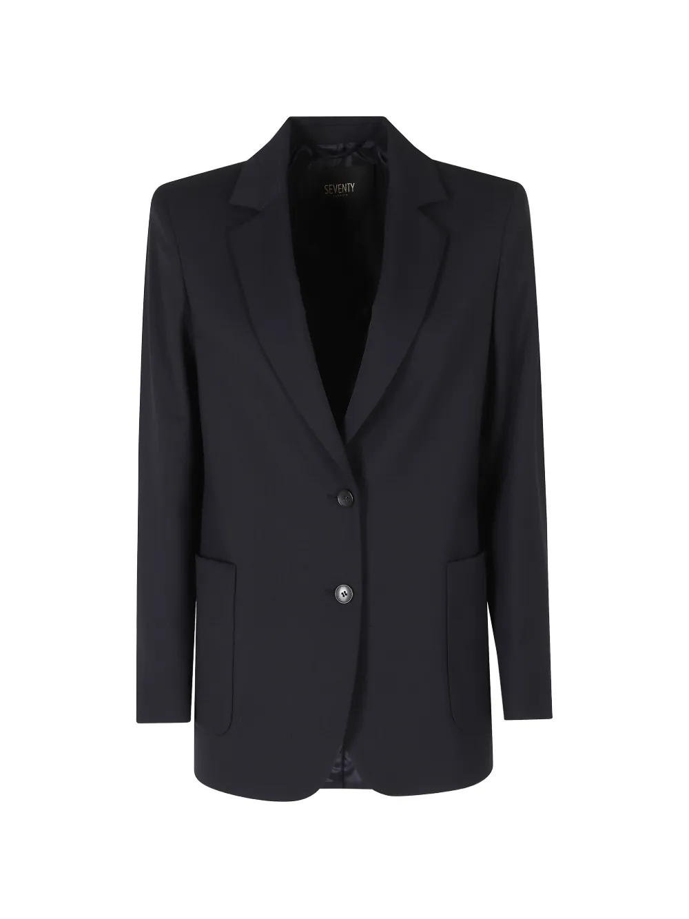 Seventy single-breasted notched-lapel blazer - Blau