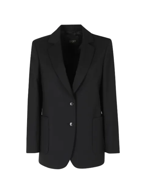 Seventy single-breasted patch-pocket blazer