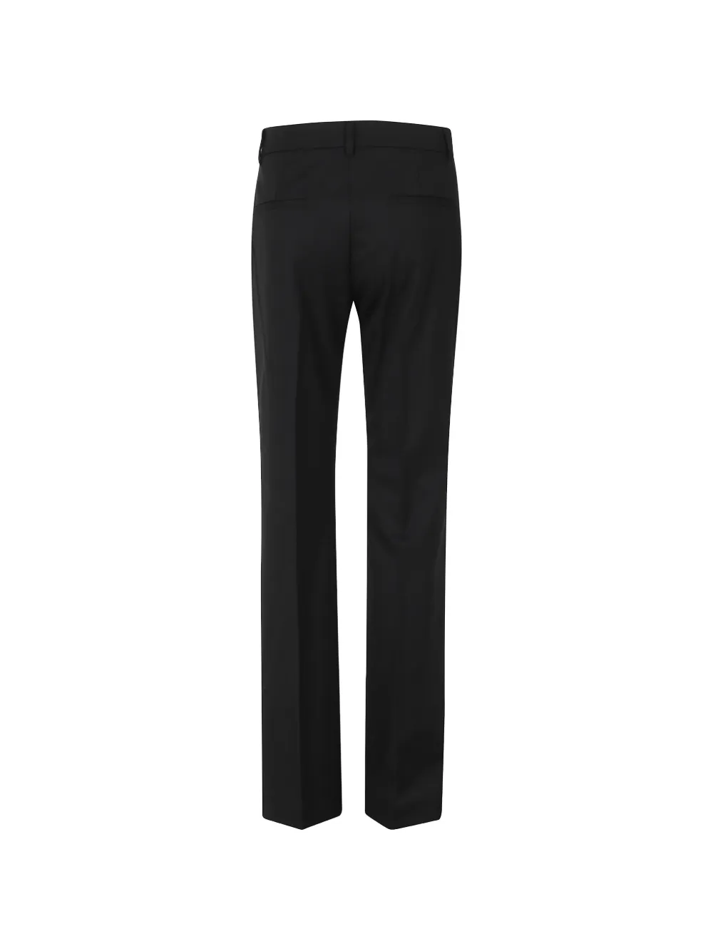 Seventy Geplooide broek met riemlussen Zwart