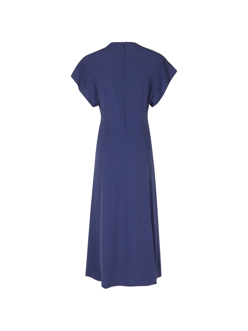 Alberta Ferretti Gesmockte midi-jurk Blauw