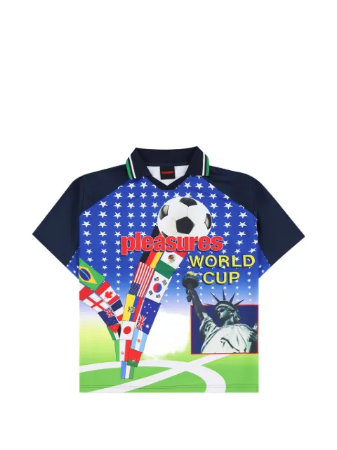 Pleasures Flags graphic-print short-sleeve shirt