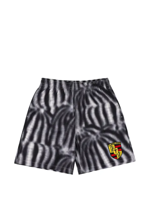 Pleasures marble-pattern shorts