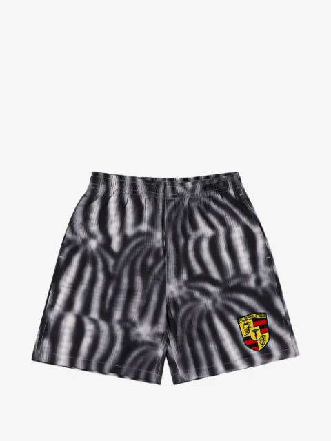 Pleasures marble-pattern shorts