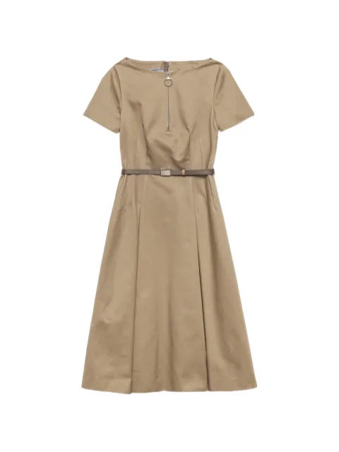 Prada chino zipper dress