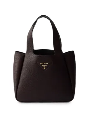 Prada レザーハンドバッグ | ブラック | FARFETCH JP