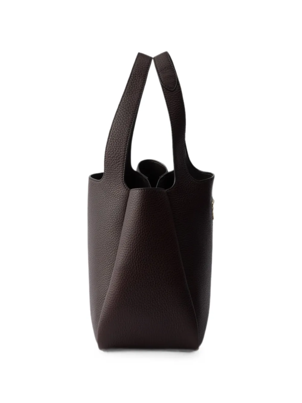 Prada Liaison kleine leren shopper Bruin