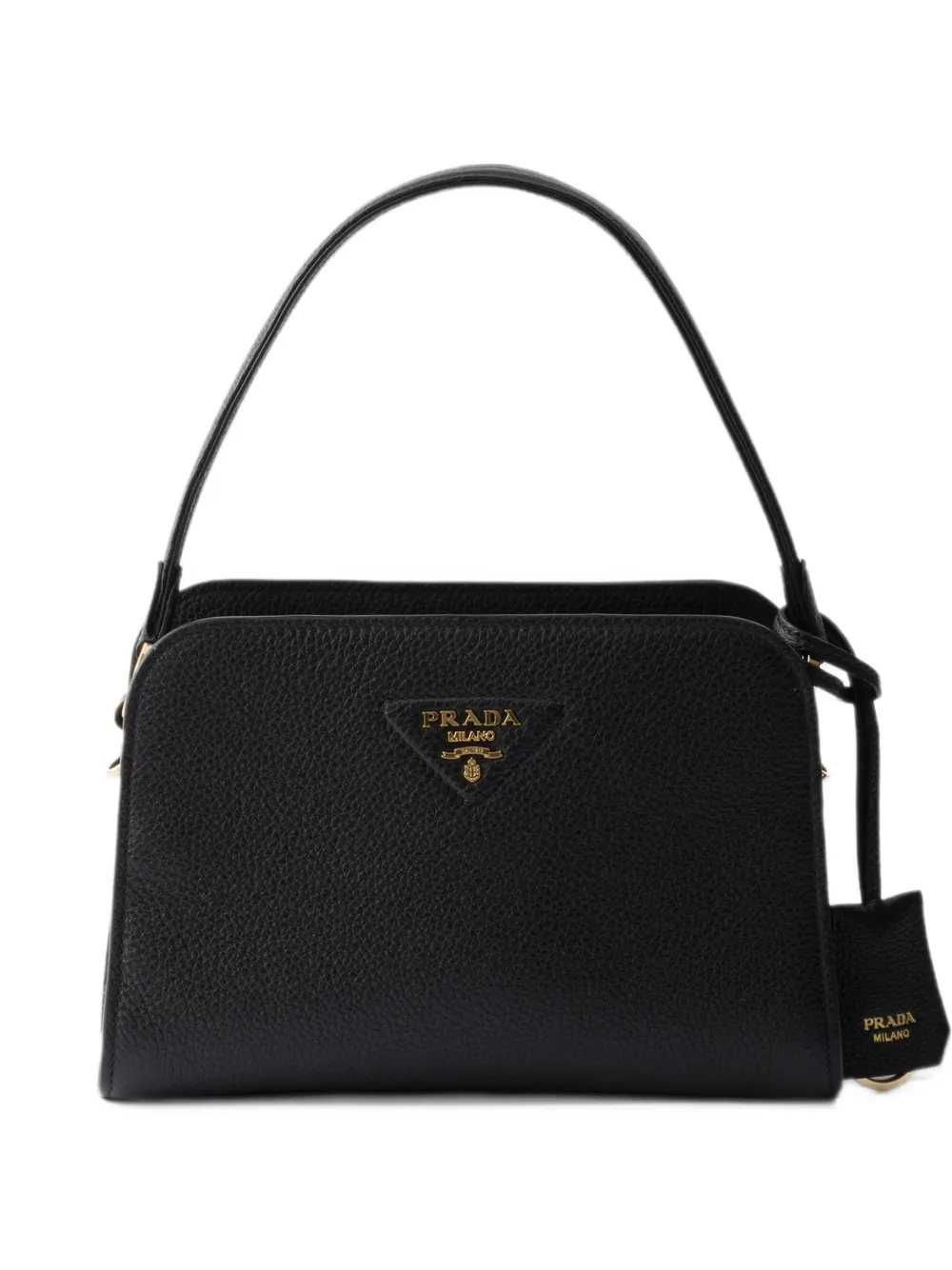 Prada leather mini handbag - Black