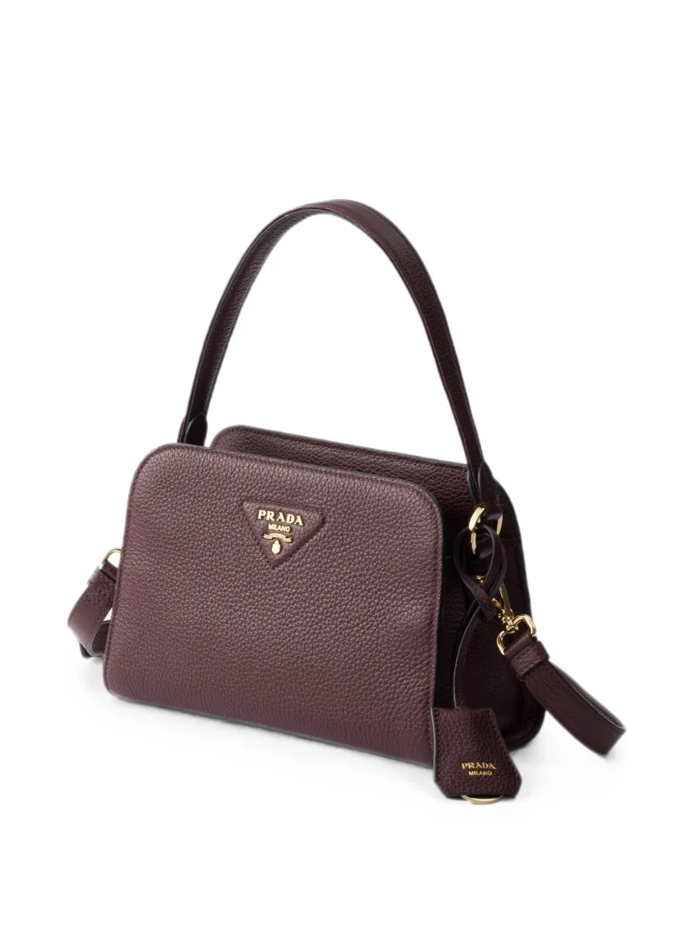 Prada Leren mini-handtas Rood