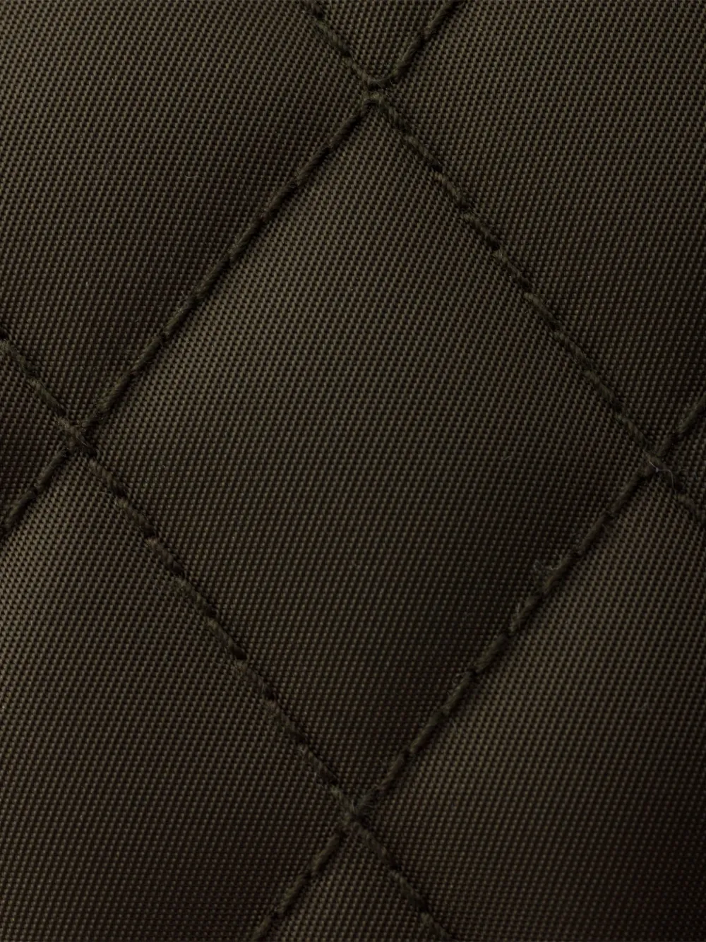 Prada Medium Re-Nylon gewatteerde schoudertas met saffiano leren afwerking Groen