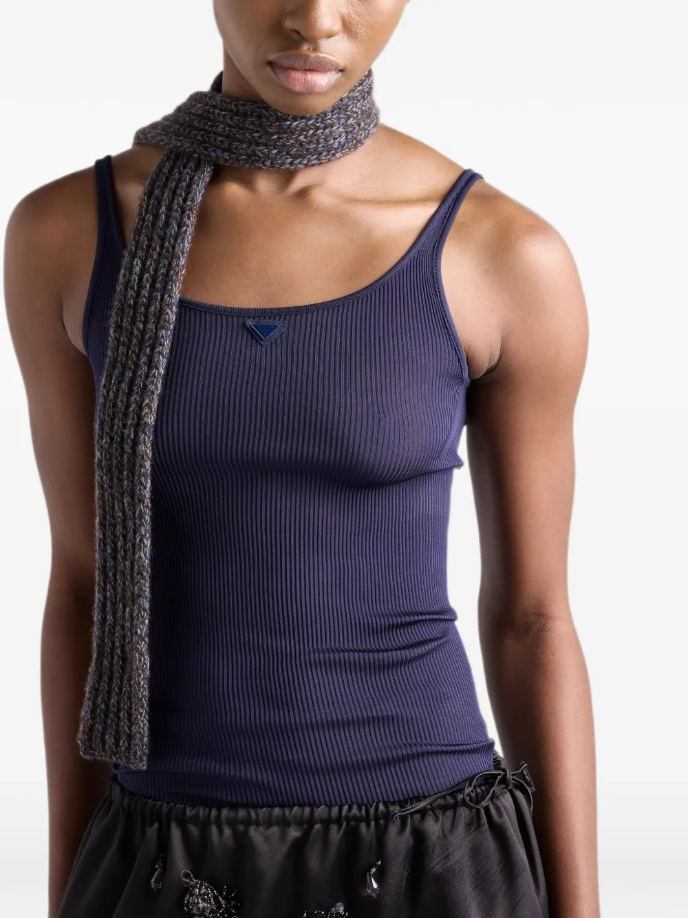 Prada Zijden tanktop Blauw