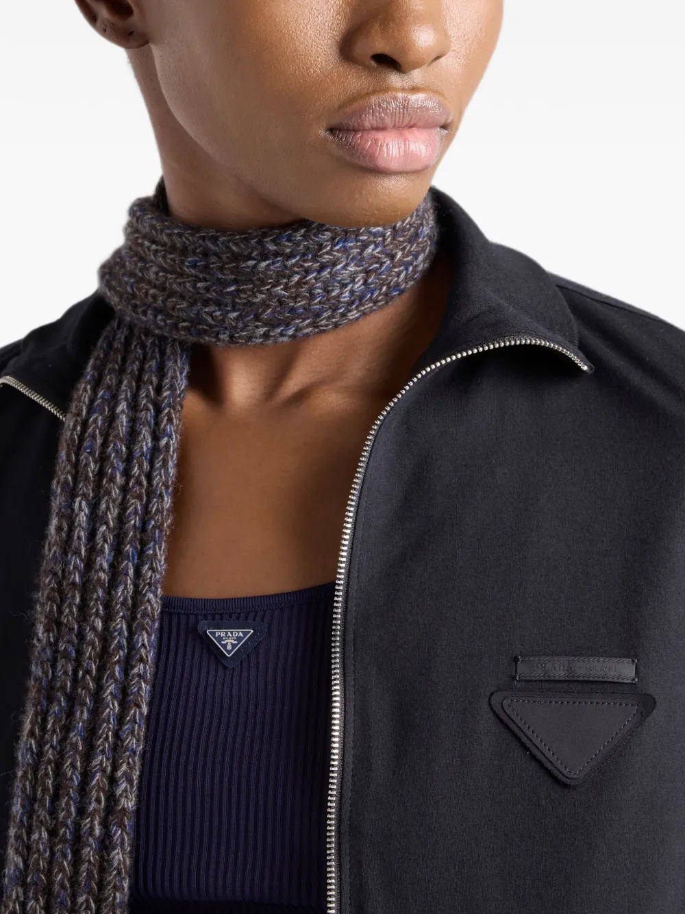 Prada Zijden tanktop Blauw