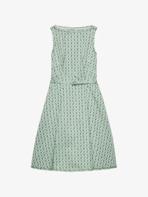 Prada floral-print duchess dress