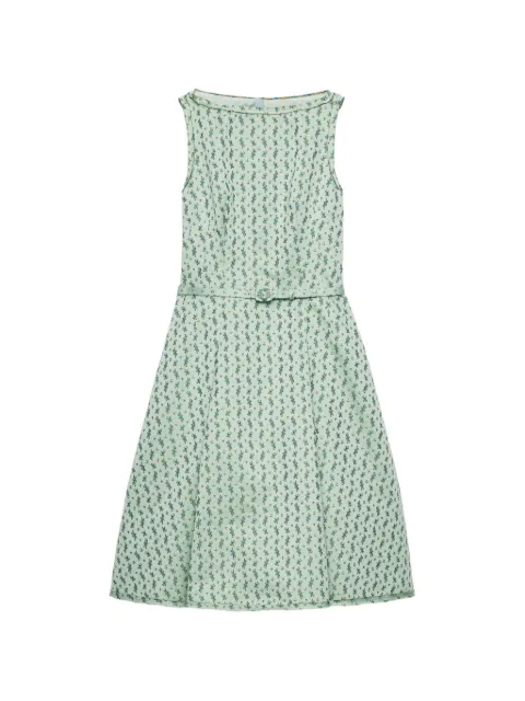 Prada Duchess Kleid mit Blumenprint
