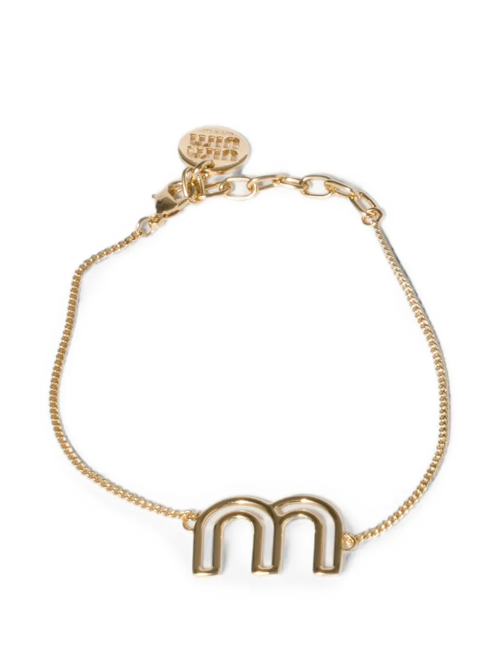 Miu Miu metal bracelet - Oro