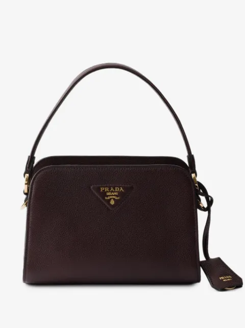 Prada bolsa de mano mini de piel