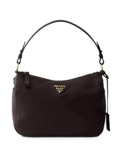 Prada medium leather shoulder bag