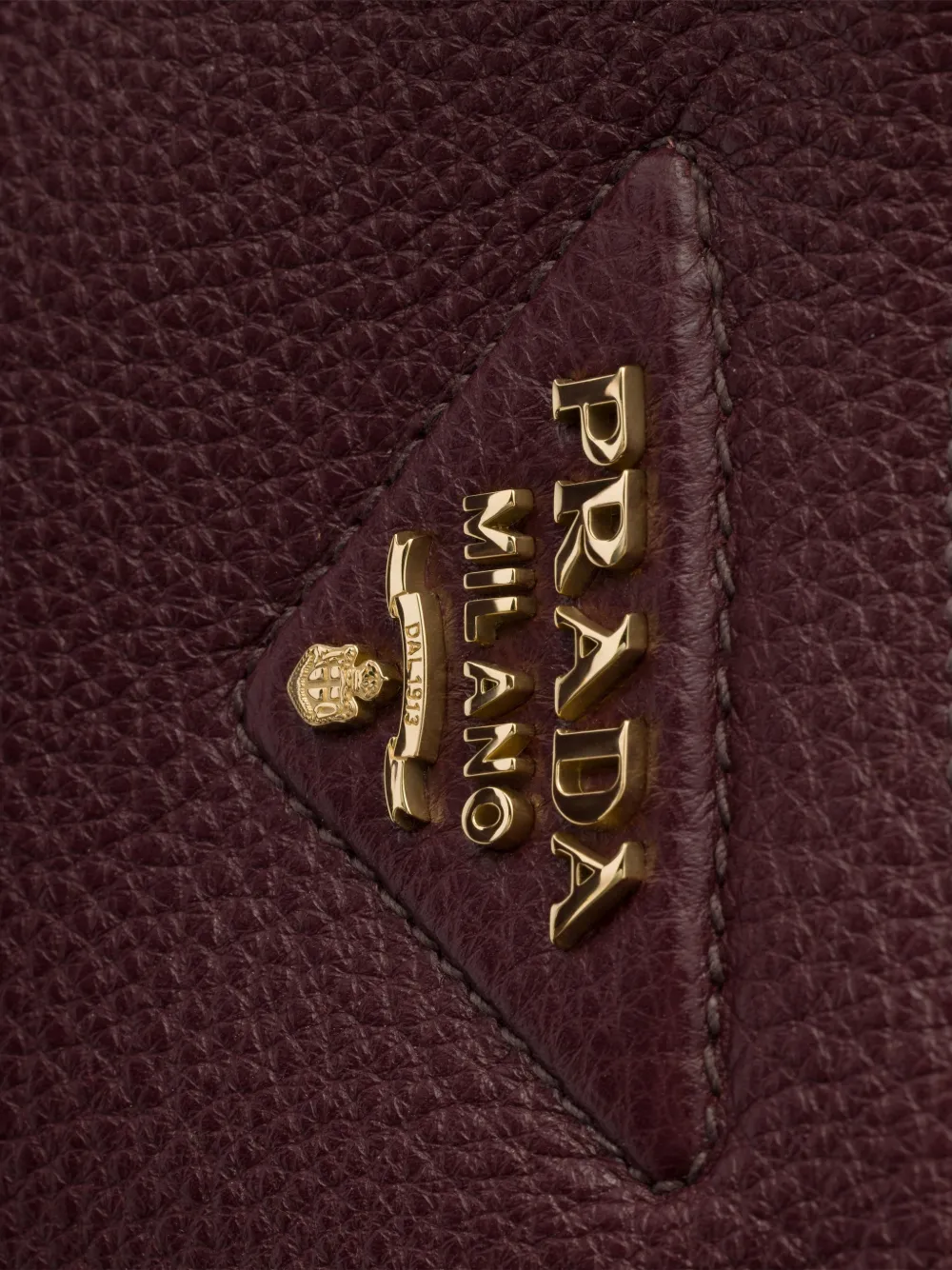 Prada レザー ショルダーバッグ | レッド | FARFETCH JP